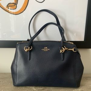 Authentic Navy Coach handbag